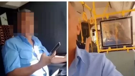 «Көзіңді жоғалт!»: Автобус жүргізушісі өзіне ескерту жасаған жолаушыға шабуылдаған