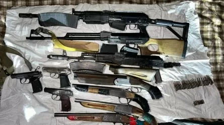 КНБ РК изъяло 45 единиц оружия и взрывчатку в ряде регионов 