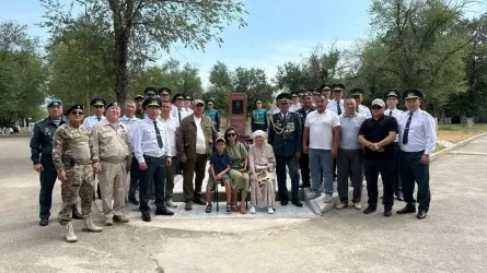 Погибшему в Ираке миротворцу Кайрату Кудабаеву установили памятник