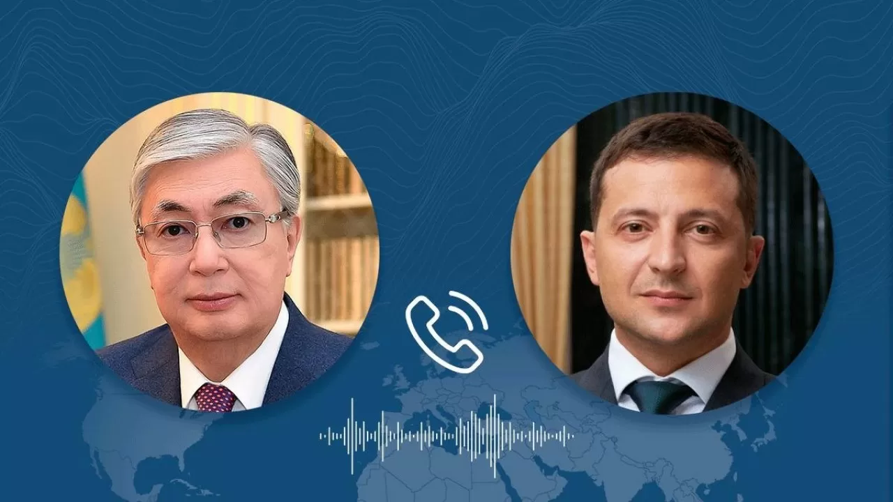 "Жанжалдан, жаман болса да бітім артық": Қасым-Жомарт Тоқаев пен Владимир Зеленский телефон арқылы сөйлесті