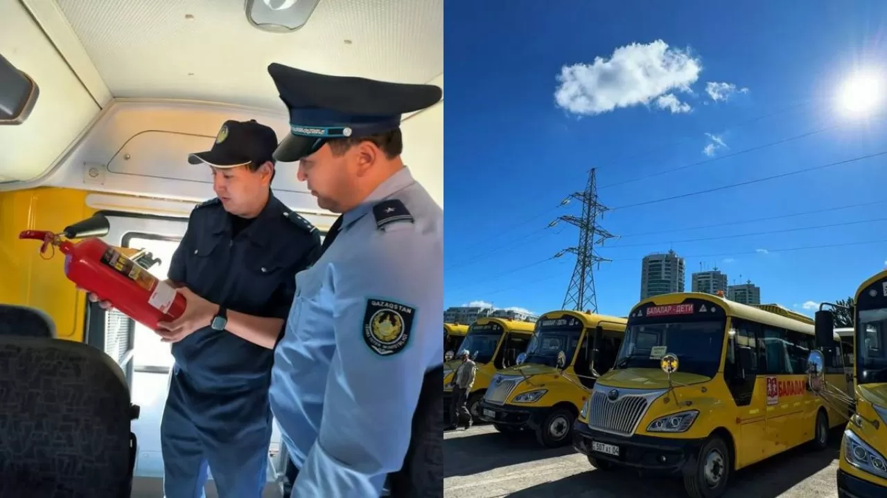 Все школьные автобусы проверили в Актобе  