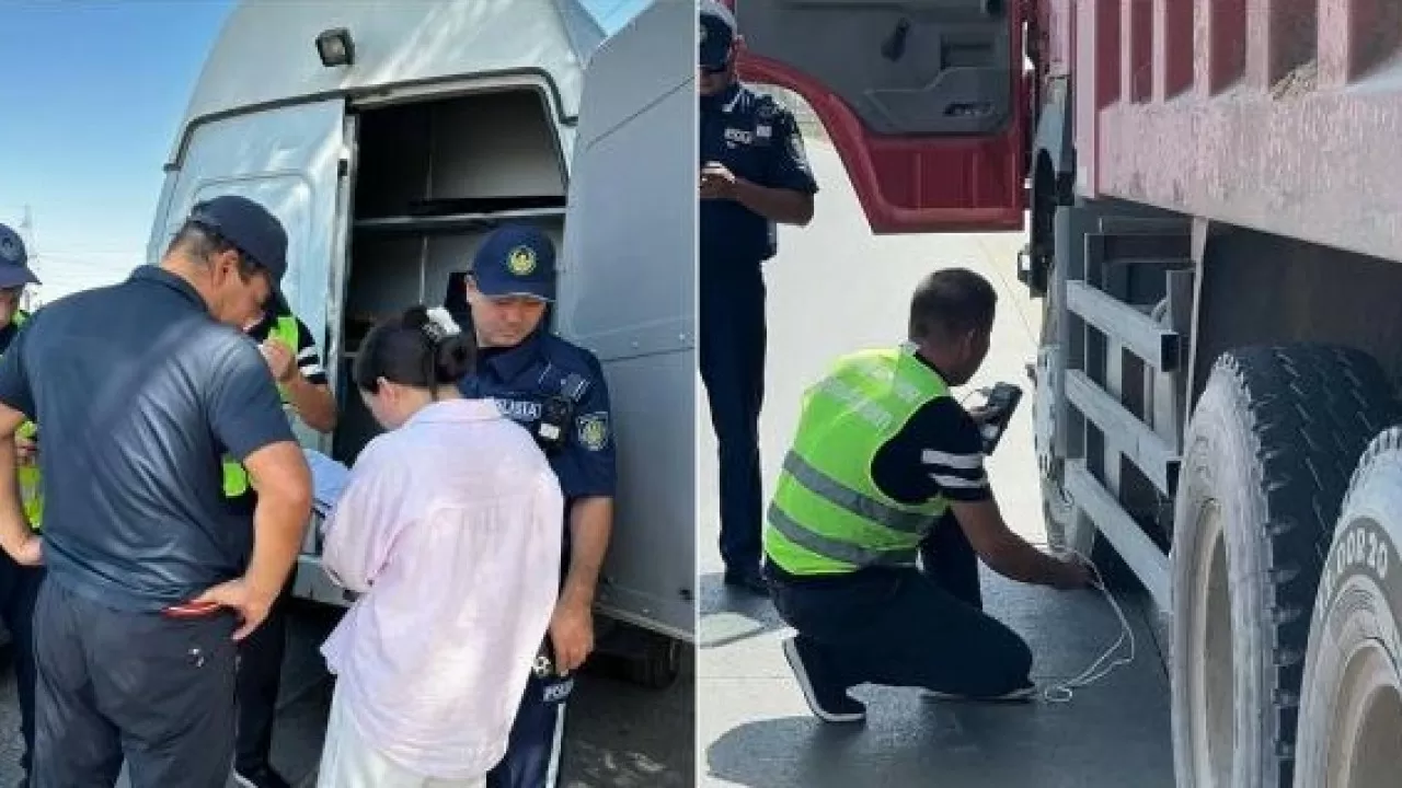 В Шымкенте проверили выбросы автомобилей 