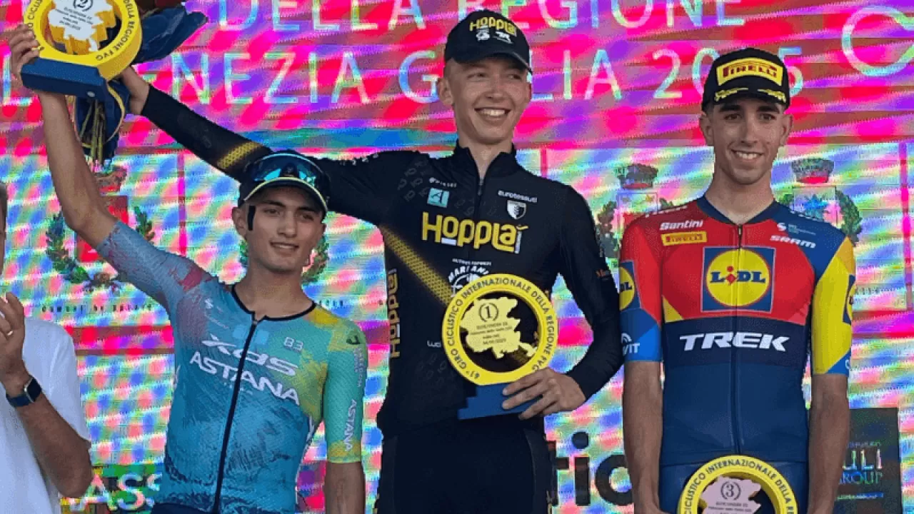 Гонщик XDS Astana Development Team стал вторым на этапе Джиро Венеции 