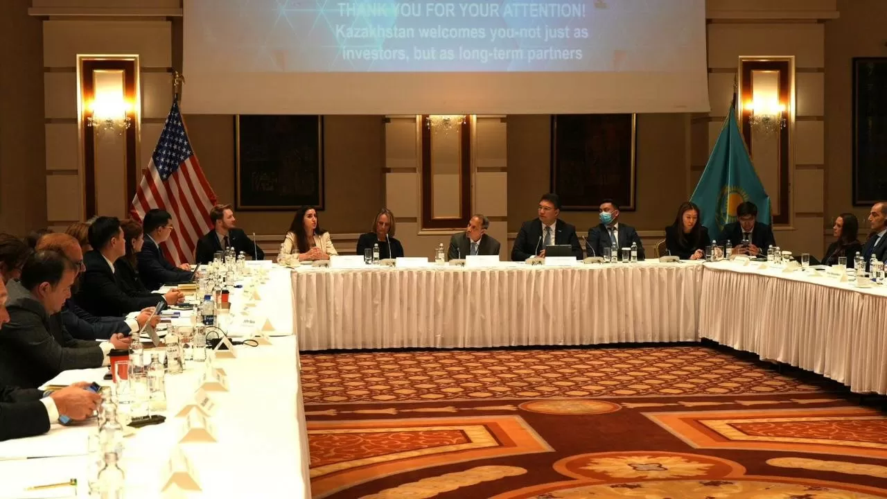 Kazakhstan and United States Discuss Expansion of Investment Cooperation