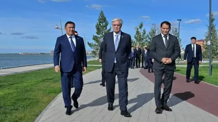 Президентке Көкшетаудағы «Көк шалғын» қоғамдық кеңістігінің жобасы таныстырылды