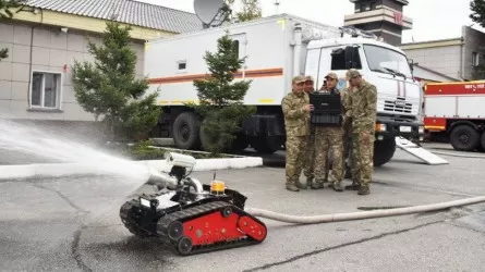 Уникальный робот-огнеборец будет тушить пожары в СКО