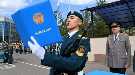 Астанада әскери колледжде ант беру рәсімі өтті