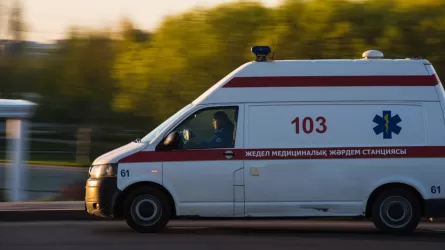 Талғарда жедел жәрдем көлігі аударылып қалды