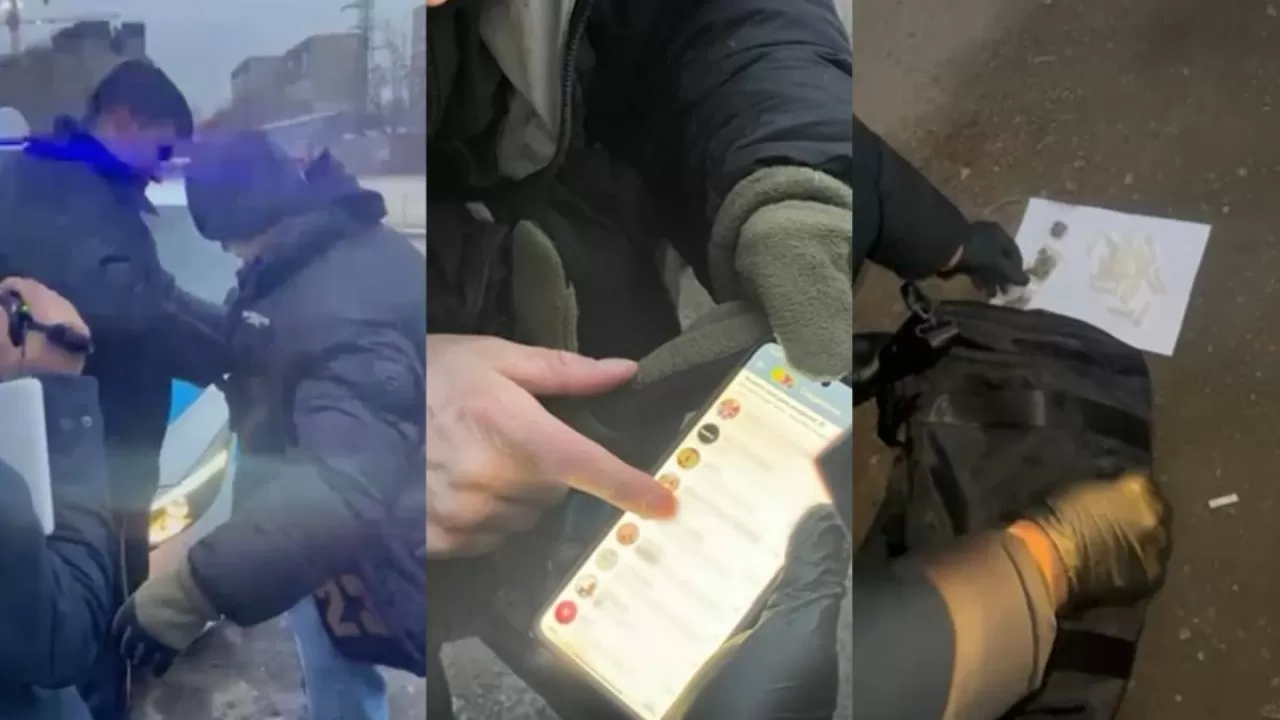 В Алматы задержали закладчика с крупной партией синтетического наркотика