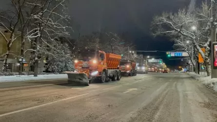 О надвигающихся снегопаде и морозах предупреждают алматинцев 