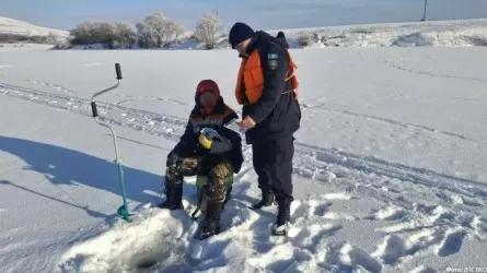 Құтқару кеудешесін кимей мұзға шыққан балықшыларға айыппұл салынды