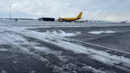 Алматы әуежайында рейстер кешігіп жатыр