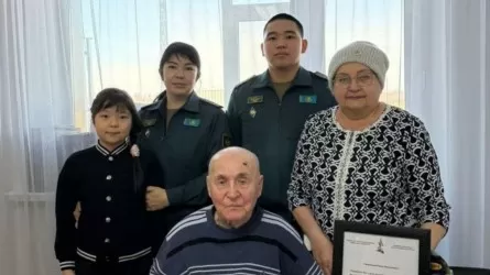 Қостанайда Ұлы Отан соғысының ардагері Павел Даценко 101 жасқа толды 