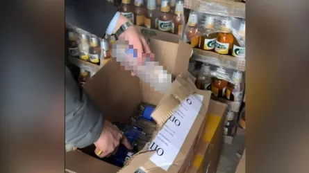 Алматыда полиция алкоголь өнімдерін заңсыз сату деректерін анықтады