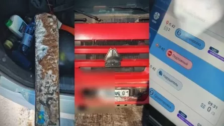 Астанада көлігінің нөмірін әдейі жасырып қойған жүргізуші ұсталды