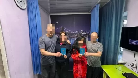 Брак под конвоем: в колонии области Абай прошла свадебная церемония