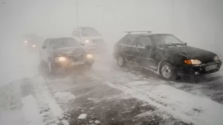 Қостанай облысында боранға байланысты жолдар жабық