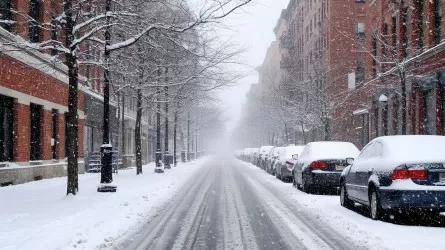 Северо-западный циклон принесет в Казахстан снег, метели и гололед