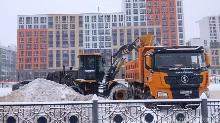 Астана бьет рекорды по &laquo;экспорту&raquo; снега