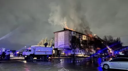 Тараз қаласында мейрамханада өрт шығып, 100 адам эвакуацияланды