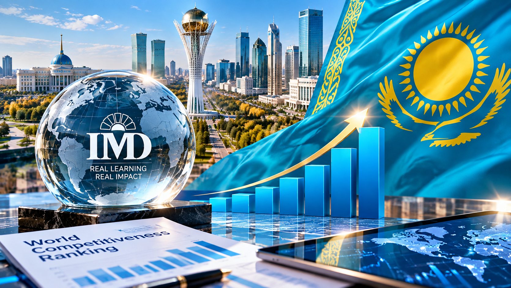 Казахстан вошел в топ-40 мирового рейтинга конкурентоспособности IMD 