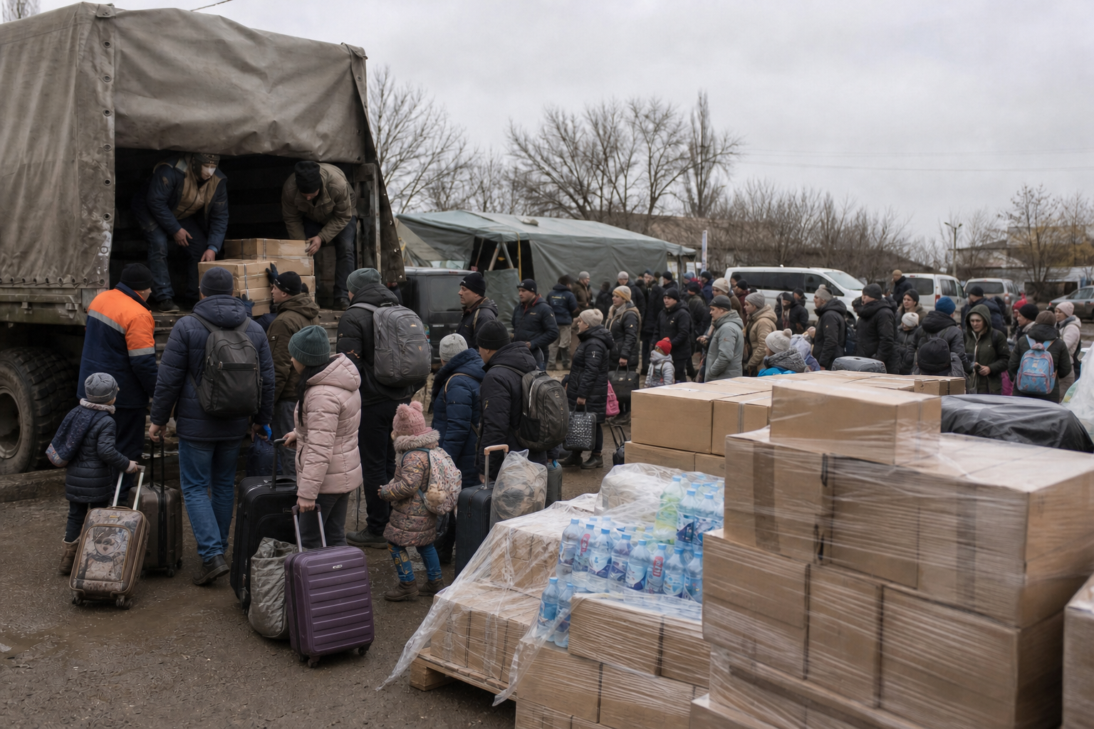 Все взгляды прикованы к Алешкам: что происходит в блокадном городе сейчас