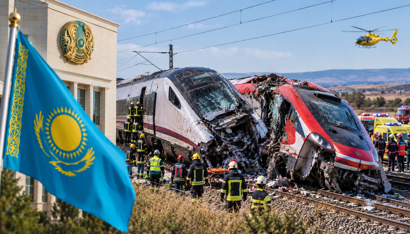 СІМ: Испаниядағы пойыз апатынан зардап шеккендер арасында қазақстандықтар жоқ