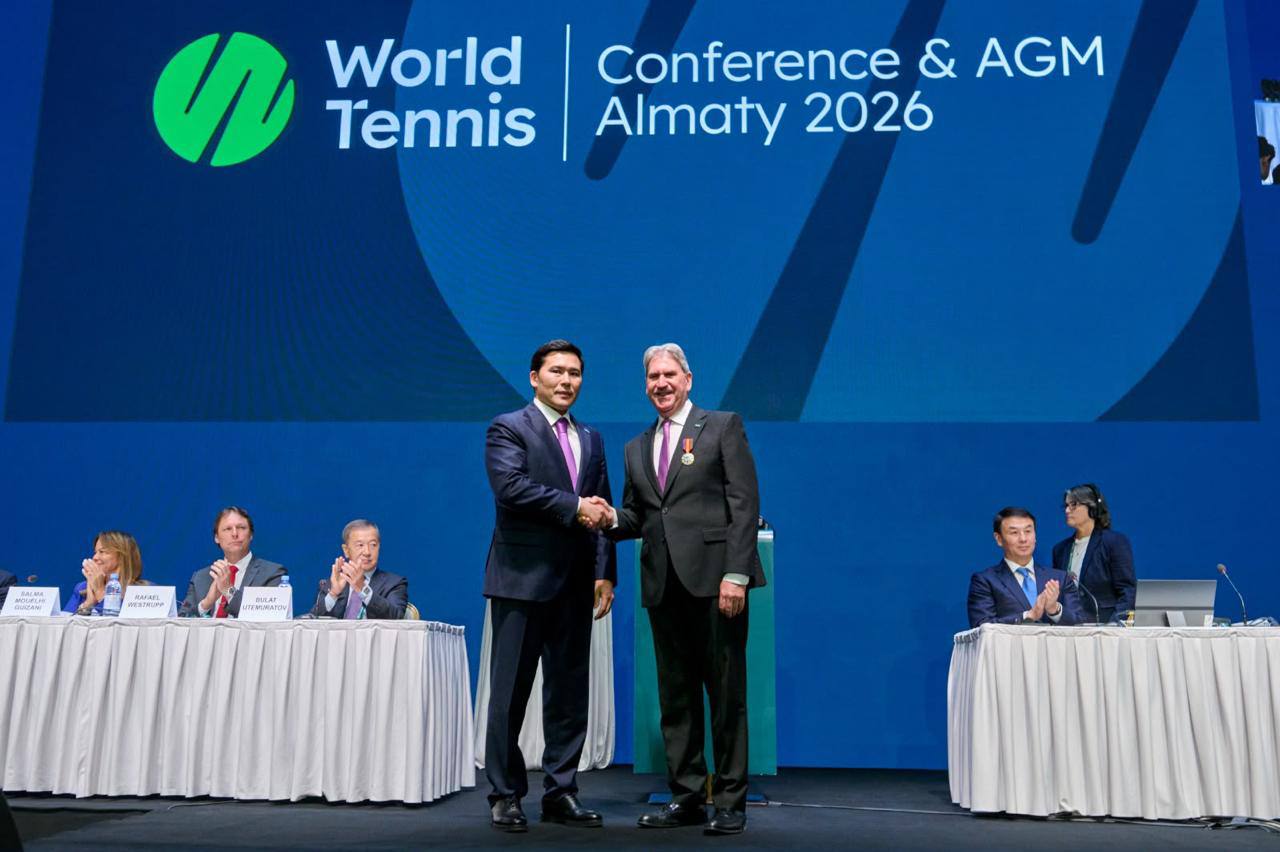 World Tennis президенті Дэвид Хаггерти II дәрежелі "Достық" орденімен марапатталды