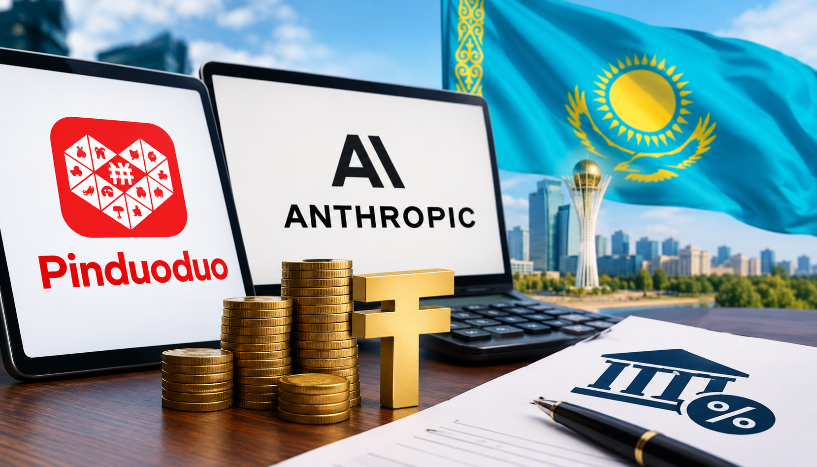 Қазақстанға Pinduoduo мен Anthropic 8 млрд теңге салық төледі