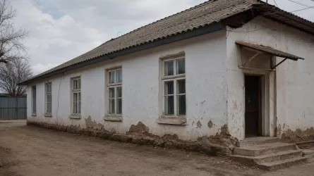 Школьники Тараза вынуждены учиться в старом доме