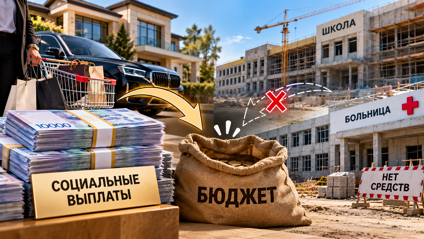 "Задабривание граждан" привело к дефициту школ и больниц &mdash; Токаев заявил о просчетах соцполитики