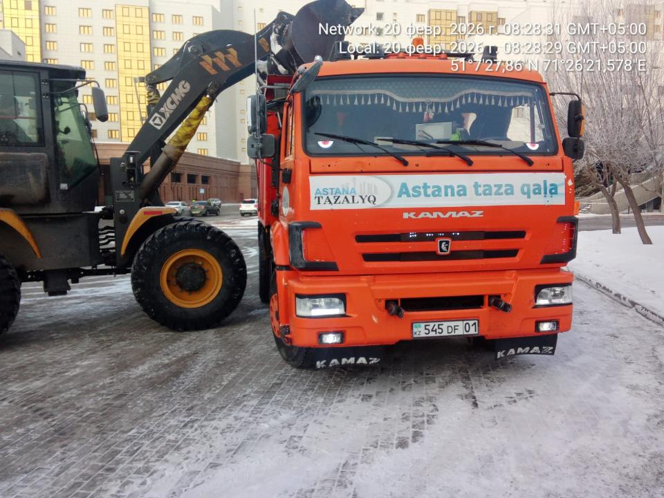 Астанадан қыс басталғалы 5,5 млн текше метр қар шығарылды