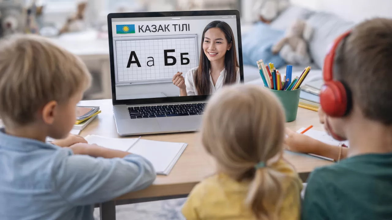 Бесплатные онлайн уроки казахского языка проводит астанчанка для детей в Европе