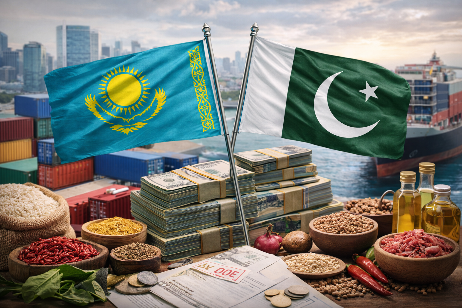 Қазақстан мен Пәкістан өзара тауар айналымды 1 млрд АҚШ долларына жеткізбек