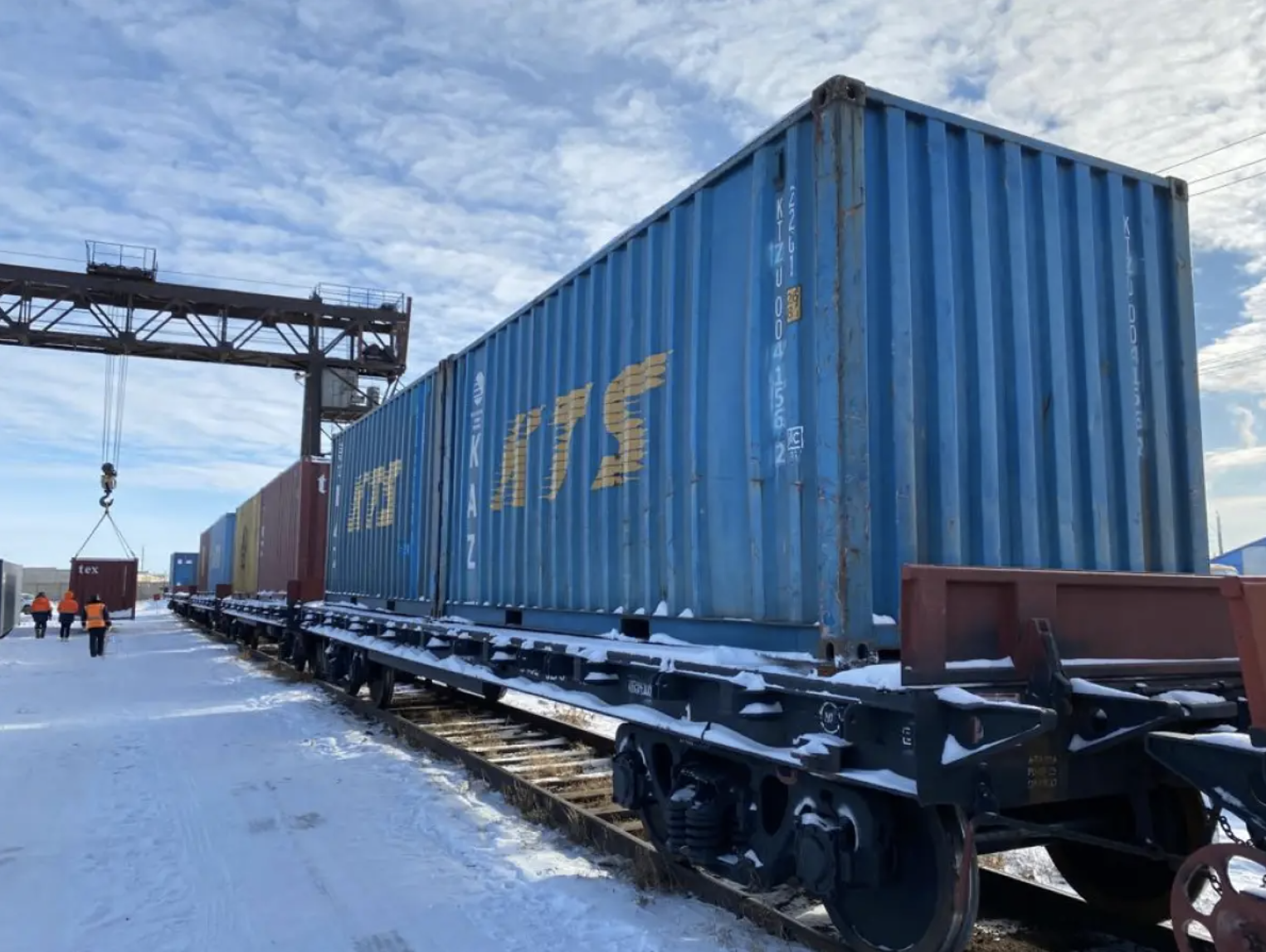 Қытайға жемдік ұн тиелген контейнерлік пойыз жөнелтілді