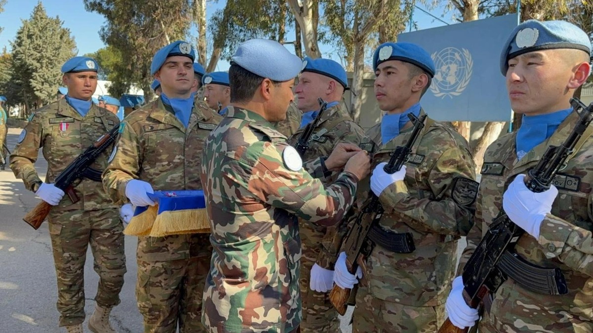 Голан жоталарындағы қазақстандық бітімгерлер БҰҰ медальдарымен марапатталды