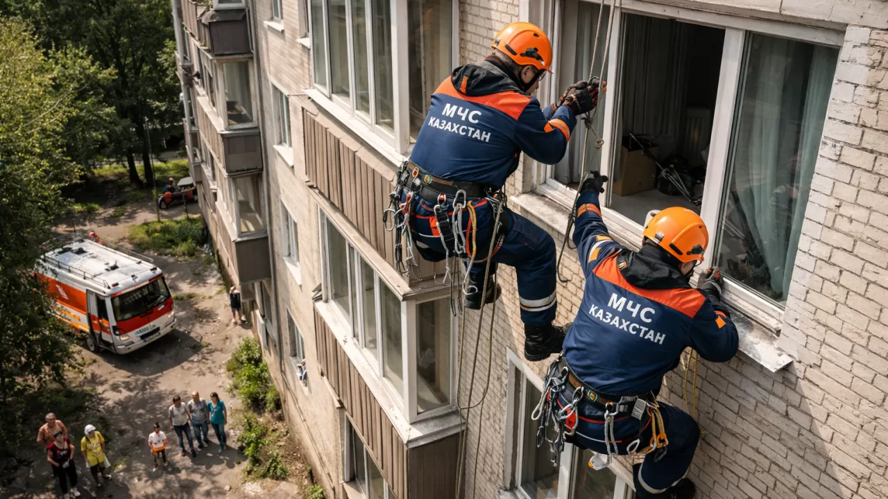 Спасатели пришли на помощь пенсионерке в Петропавловске 
