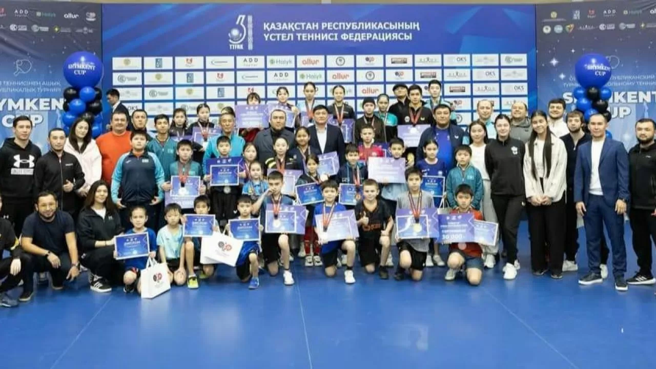 Масштабный "Shymkent CUP": итоги турнира по настольному теннису 