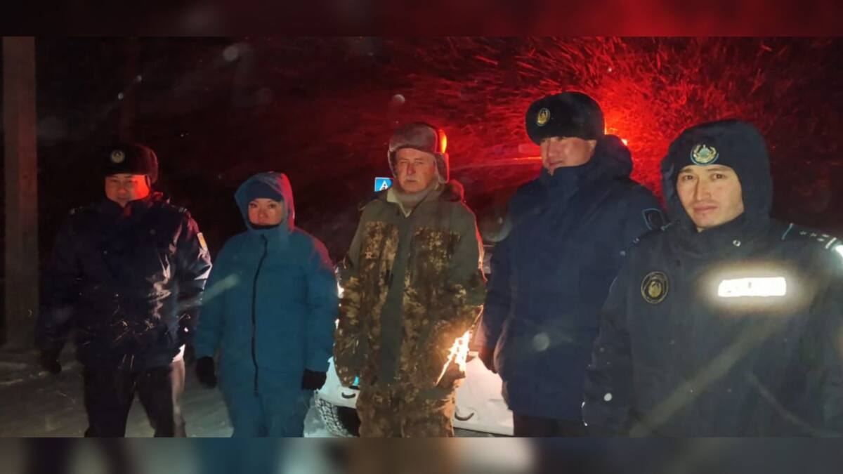 СҚО-да қар құрсауында қалған балықшы құтқарылды