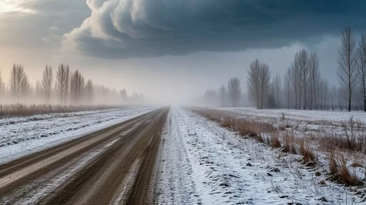 Циклон принесет в Казахстан осадки, метели и перепады температур