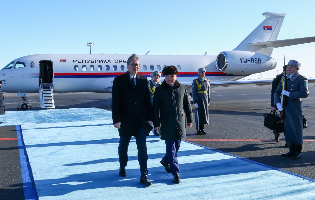 Сербия Президенті Александр Вучич Астанаға ресми сапармен келді