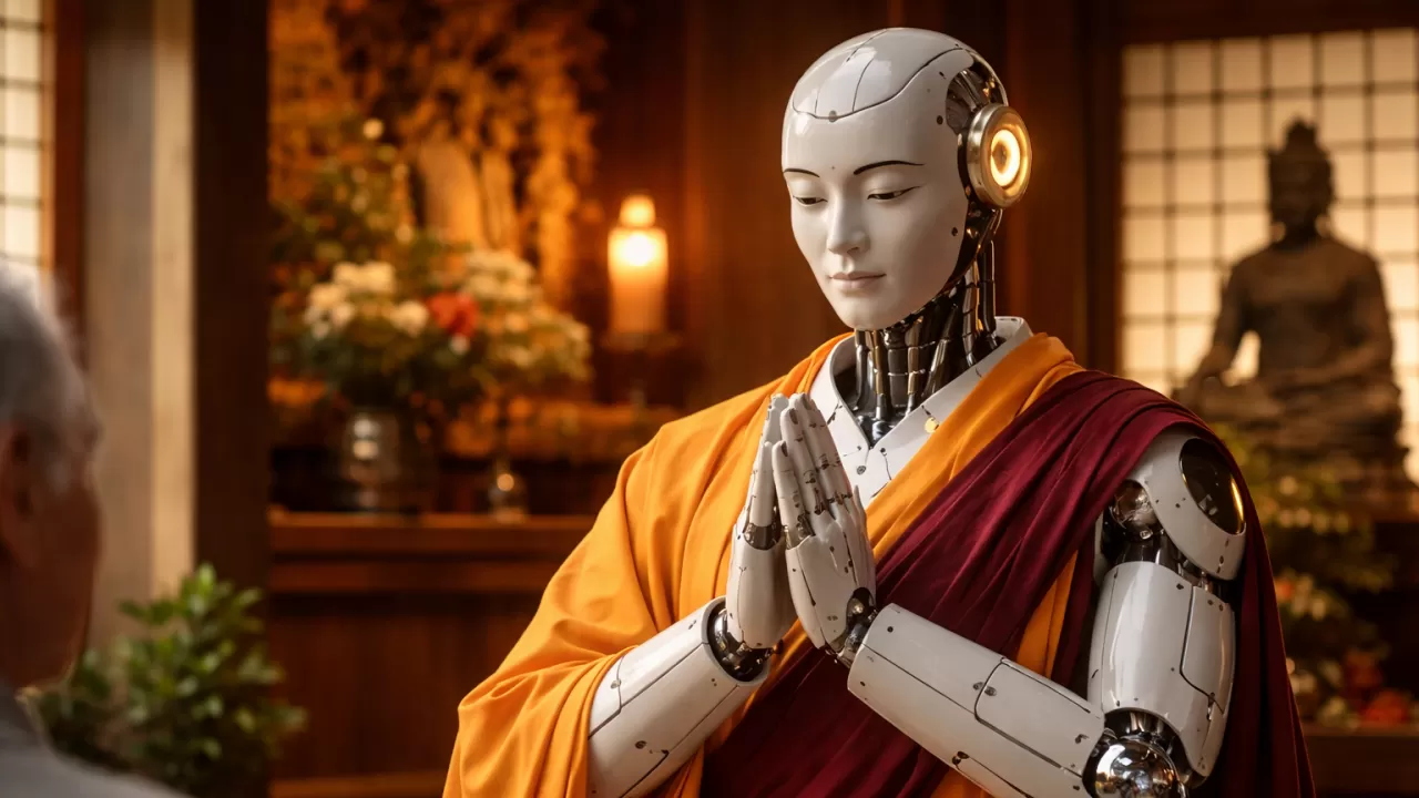 Первый в мире религиозный робот заговорил с людьми 