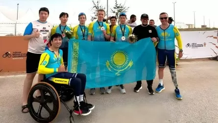 Сразу 6 медалей ЧА выиграли казахстанские паравелосипедисты 
