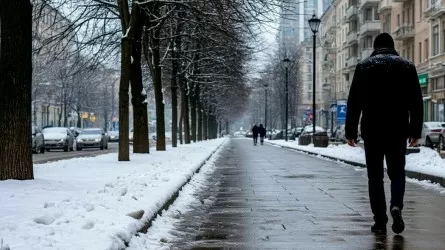 Южный циклон принесет в Казахстан осадки, метели, гололед и потепление
