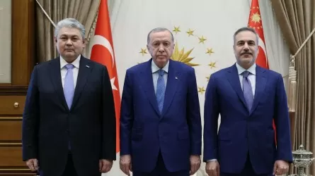 Kazakh Foreign Minister Received by the President of T&uuml;rkiye
