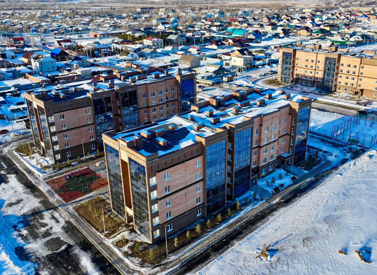 Қостанай облысында жарты миллион шаршы метрден астам тұрғын үй салынды