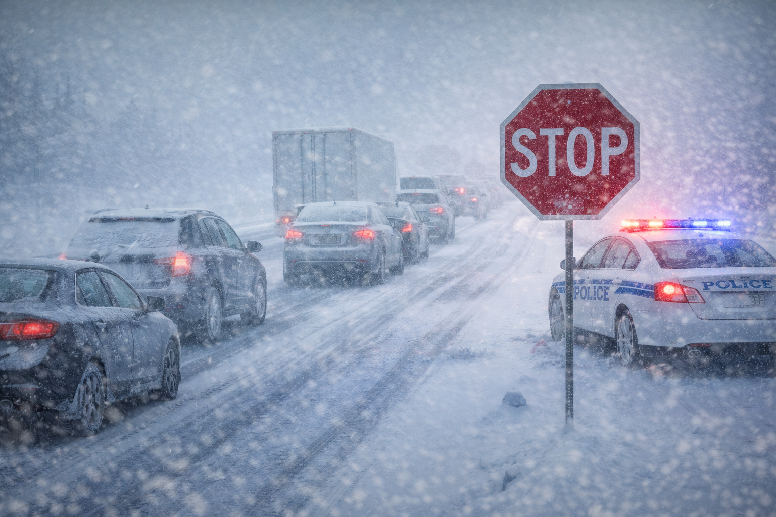 Снег, ветер и метель закрыли трассы в нескольких областях Казахстана 