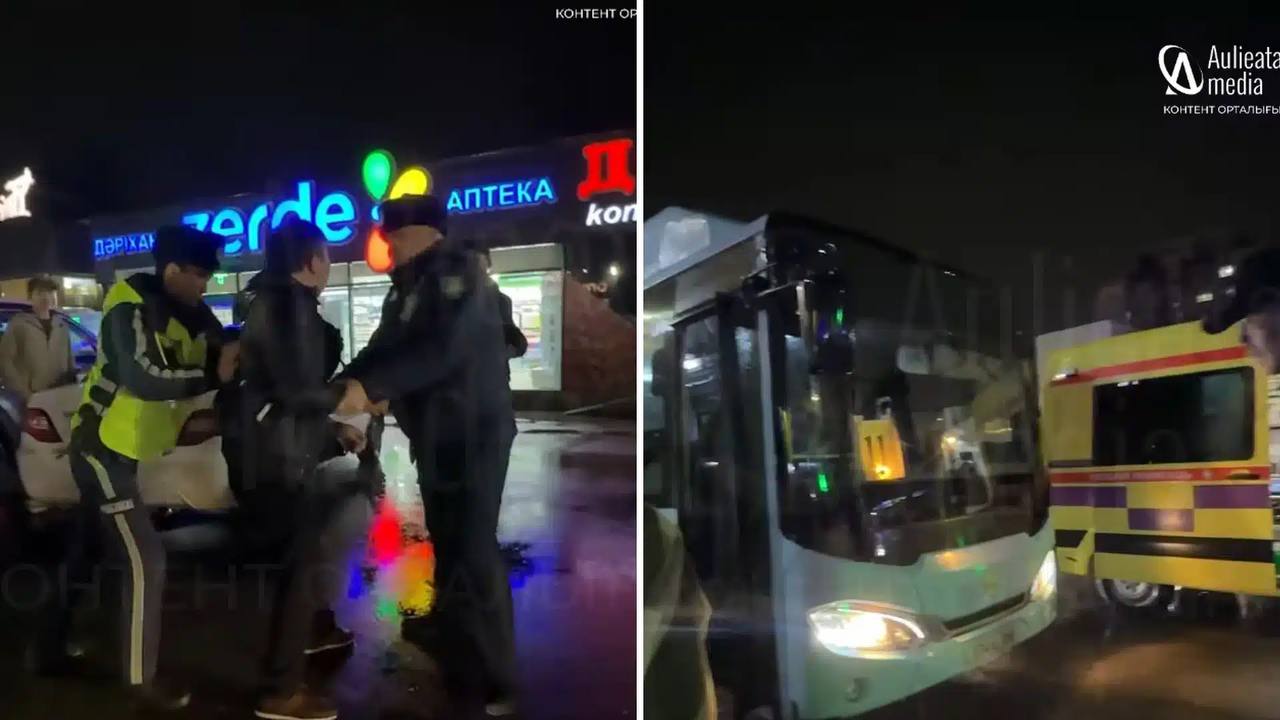 Таразда жолаушы автобус жүргізушісін пышақпен жарақаттады