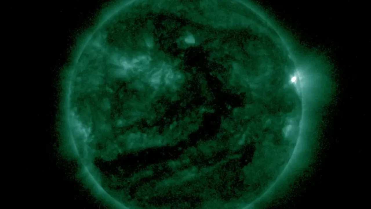 13 марта на Солнце впервые за 3 недели произошла сильнейшая вспышка 