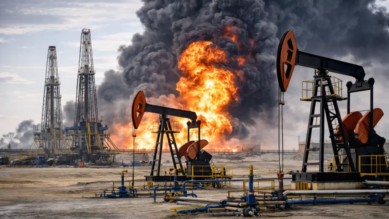 США ударили по нефтяному центру Ирана: нефть горит 
